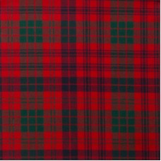 Ross Red Modern 10oz Tartan Fabric By The Metre